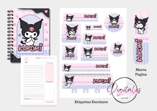 Agenda Escolar Kuromi - Imagen 2